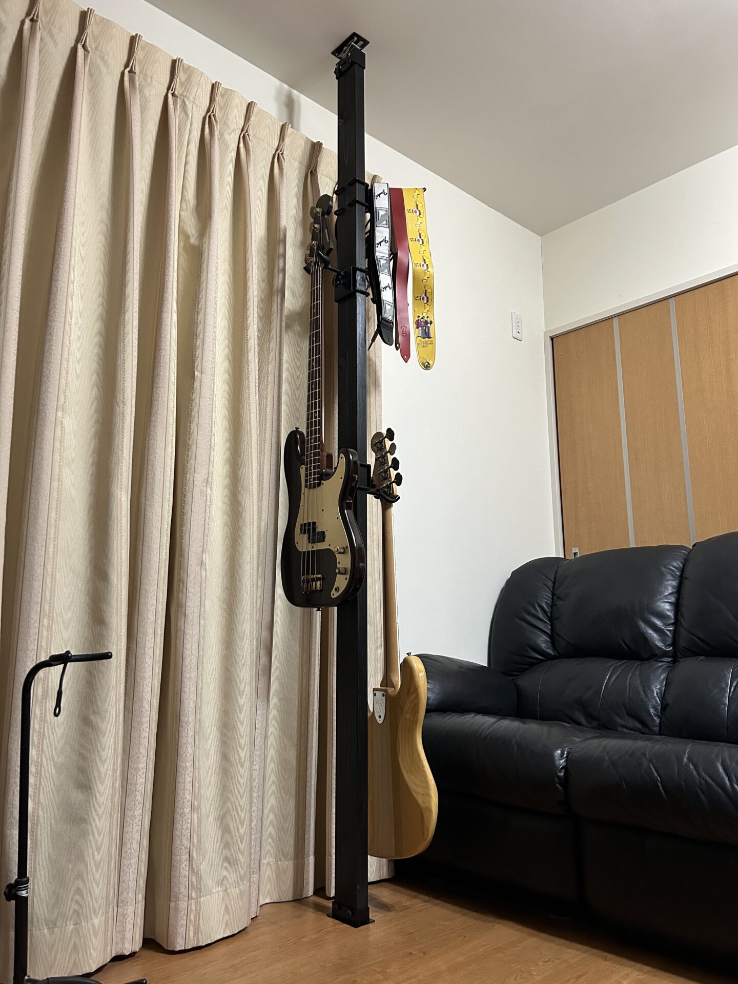 ウォリスト-ワンで作ったギター(ベース)収納