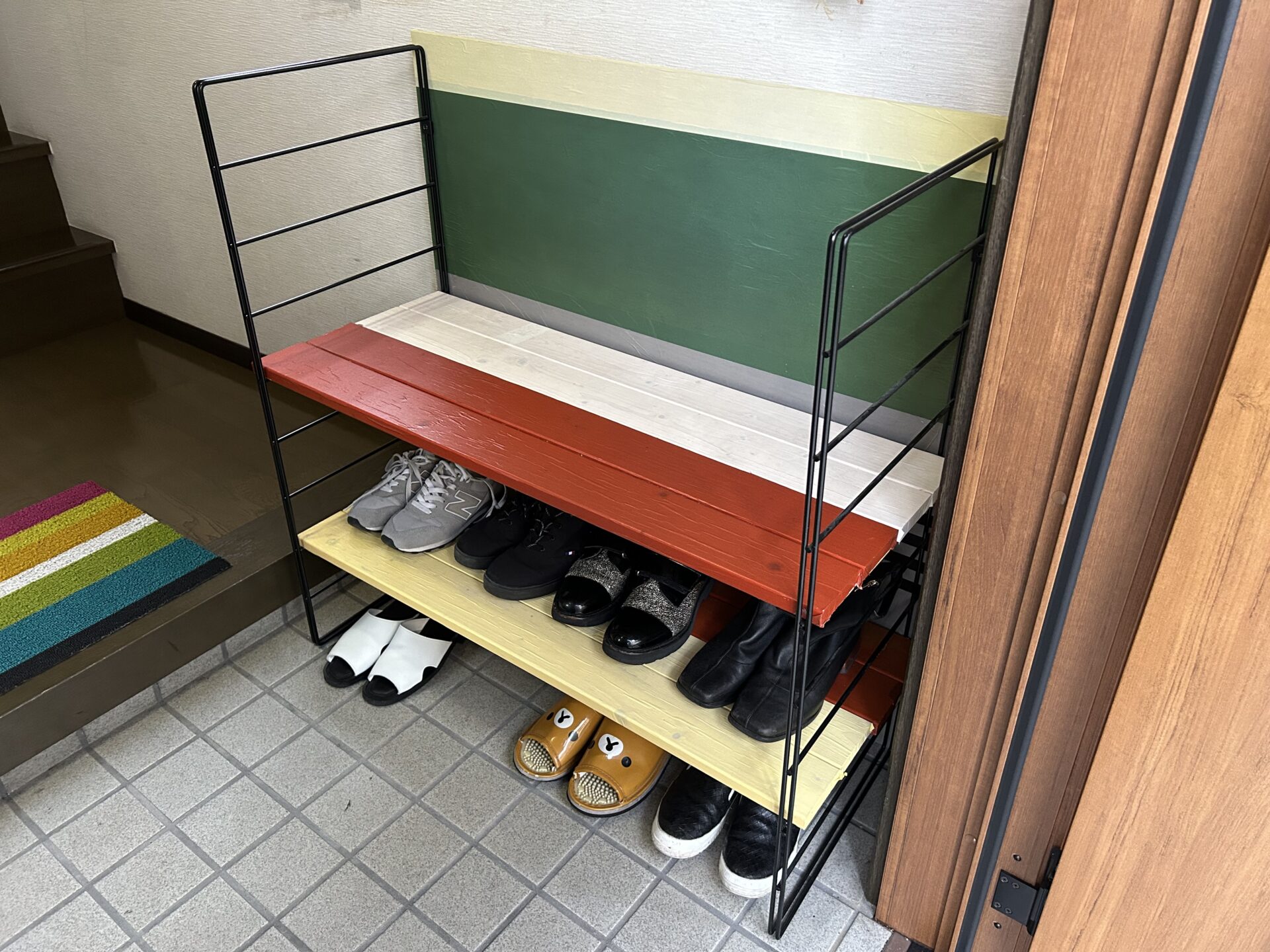 鈴木さん作靴収納