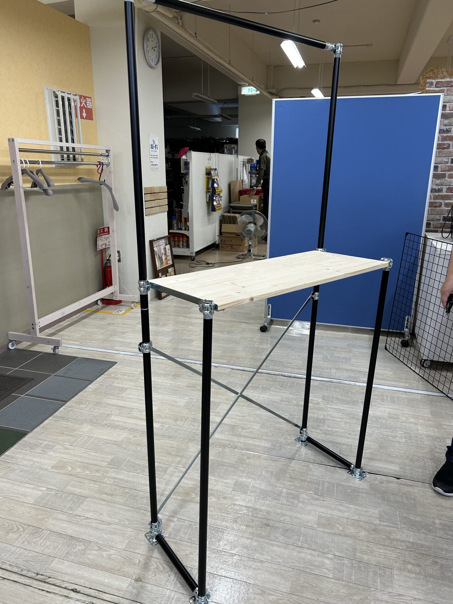 安定しなかった棚