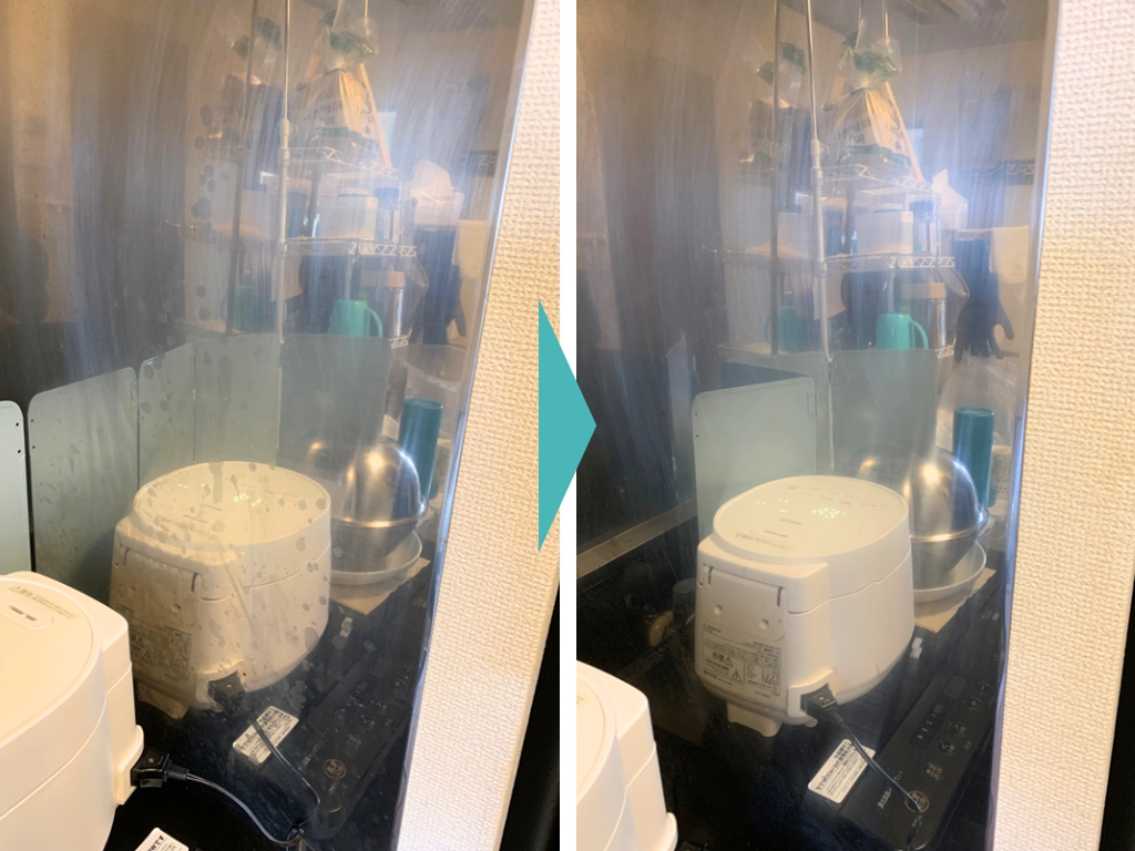 キッチンの壁ビフォーアフター