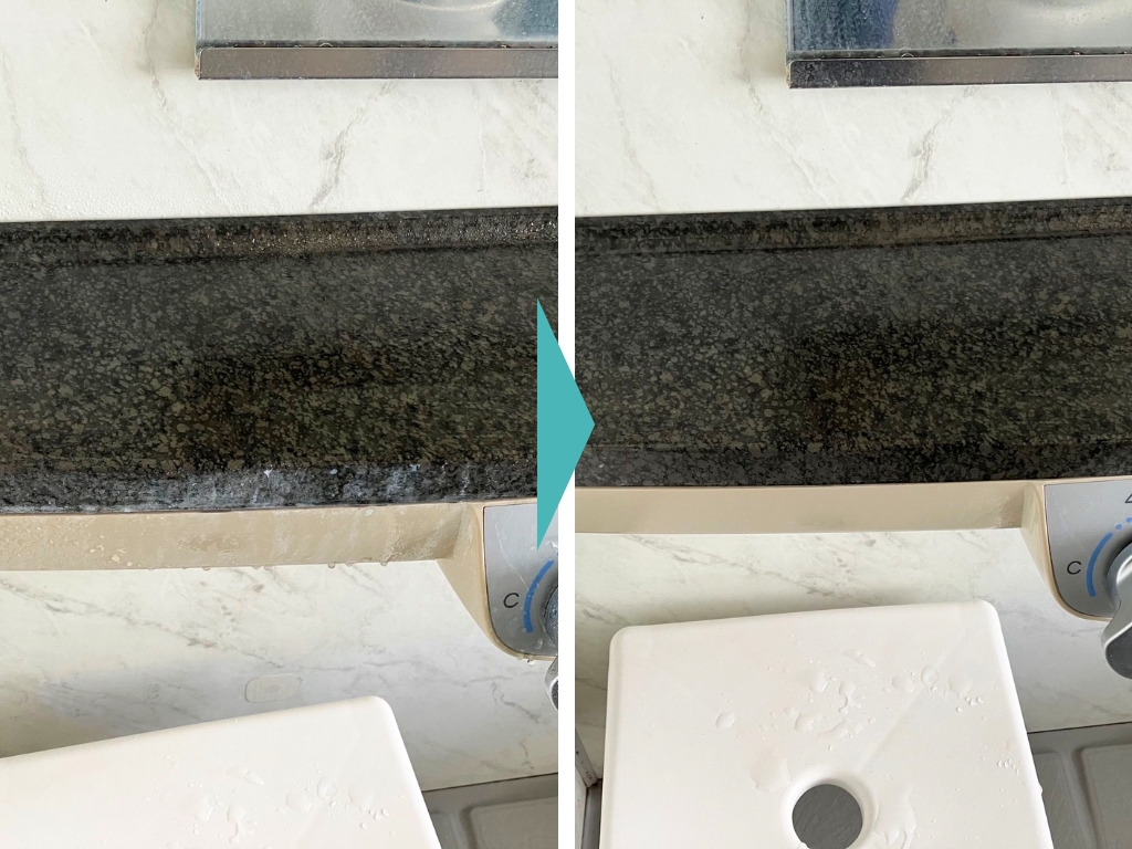 浴室カウンタービフォーアフター