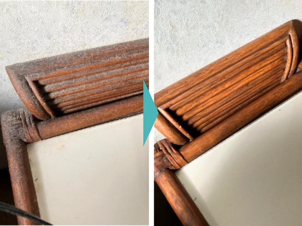 ガスコンロ横のワゴン