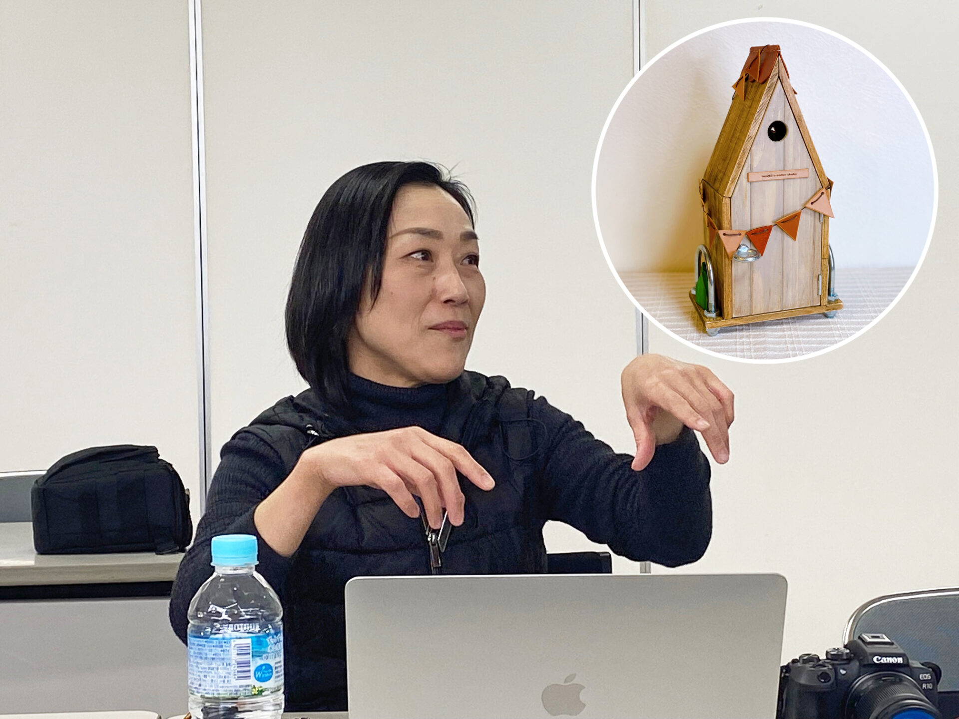 会議中のつむゴさん