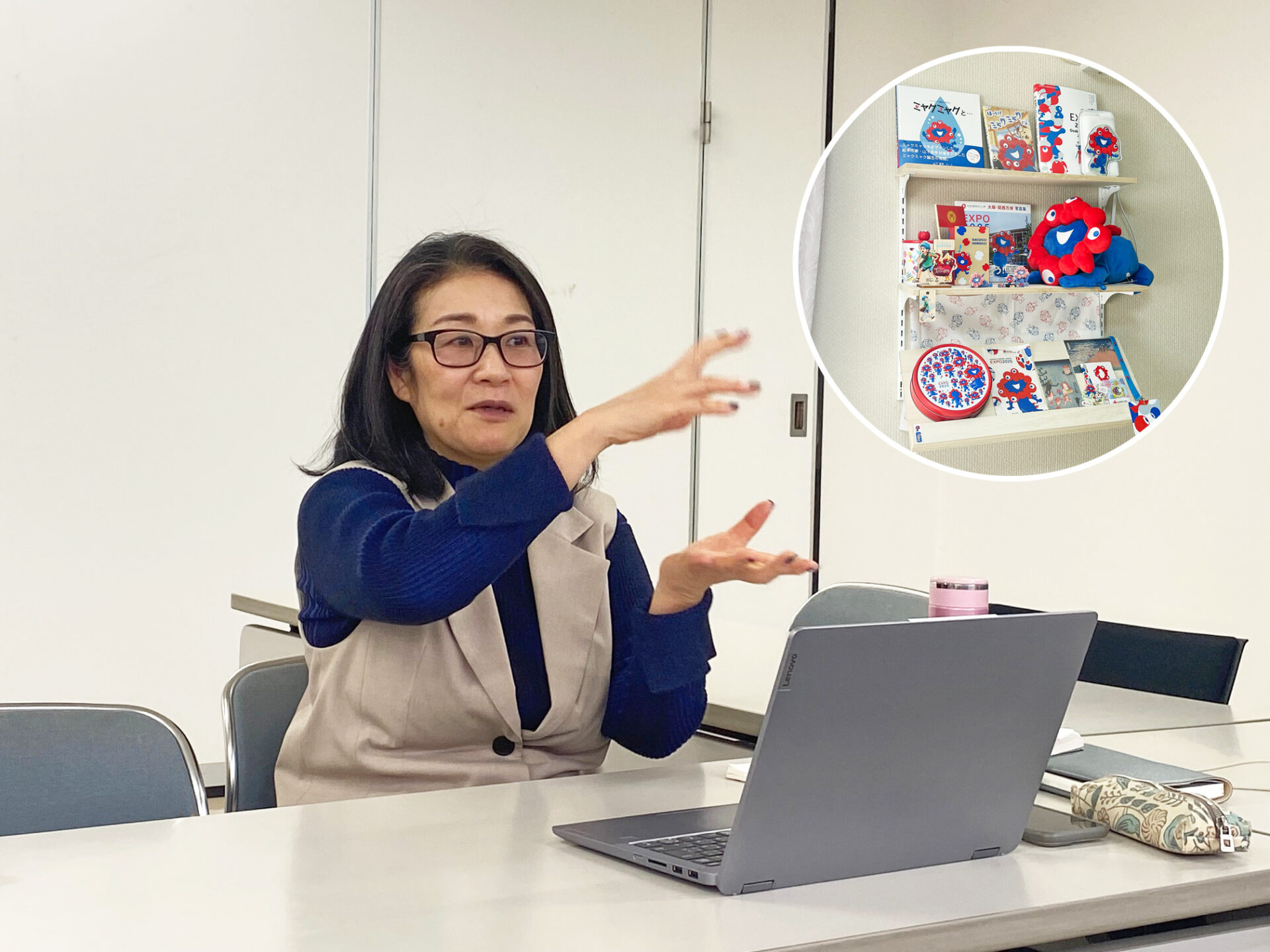 会議中の鈴木さん