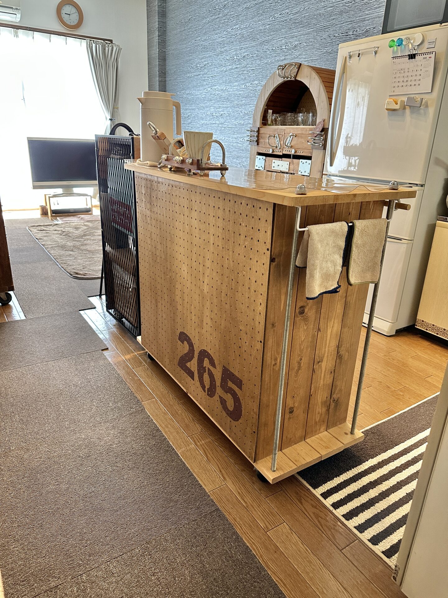 つむゴ家キッチンの作業台