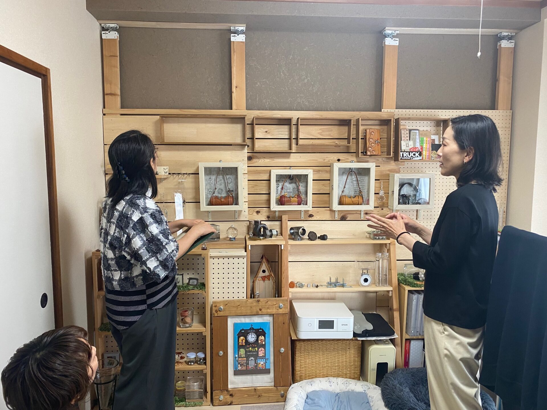 つむゴ家ルームツアーの様子